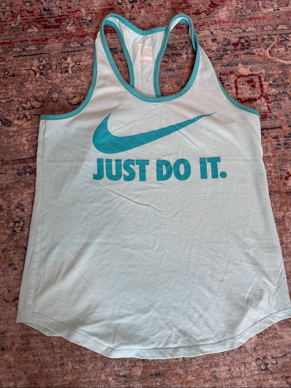 Nike Women’s Teal ‘Just Do It.’ Racerback Tank